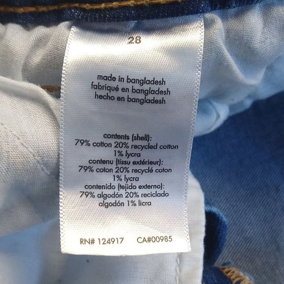 WeWoreWhat Danielle High Rise Distressed Straight Leg Jeans sz 28 - Picture 5 of 6